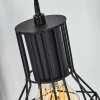 Bardhaman Lámpara de mesa Crudo, Negro, 1 luz