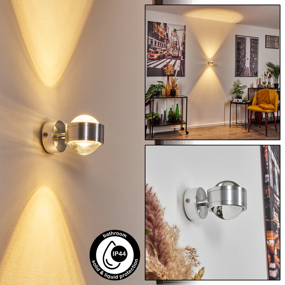 Indore Aplique LED Aluminio, 2 luces main product photo