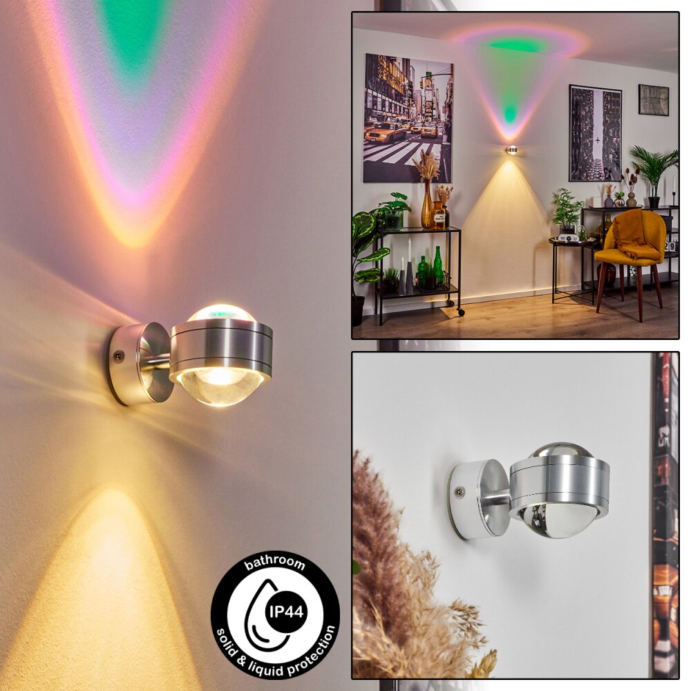 Indore Aplique LED Aluminio, 2 luces main product photo