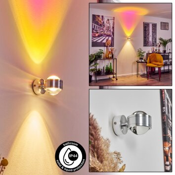 Indore Aplique LED Aluminio, 2 luces