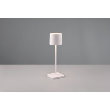 Reality Fernandez Lámpara de mesa LED Blanca, 1 luz