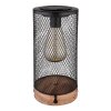 Globo SOLAR Lámpara de mesa Crudo, Negro, 1 luz