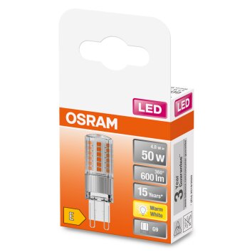 OSRAM LED PIN G9 4,8 W 2700 Kelvin 600 Lumen