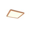 Reality Camillus Lámpara de Techo LED Color madera, Blanca, 1 luz