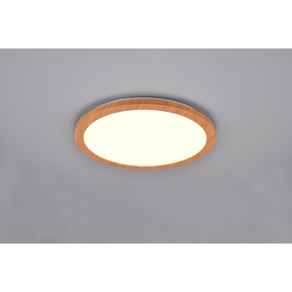 Reality Camillus Lámpara de Techo LED Color madera, Blanca, 1 luz main product photo