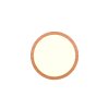 Reality Camillus Lámpara de Techo LED Color madera, Blanca, 1 luz