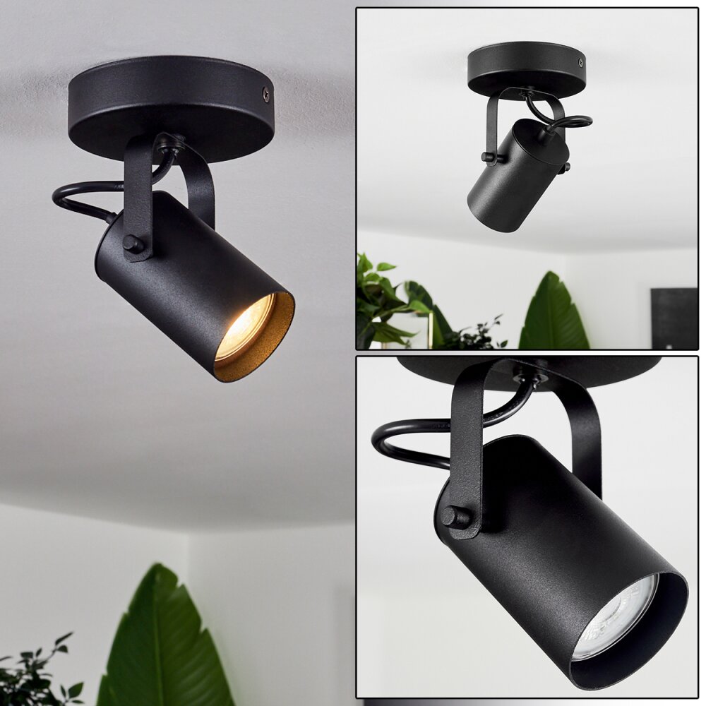 Kergus Lámpara de Techo Negro, 1 luz main product photo