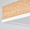 Salmi Lámpara de Techo LED Marrón, Color madera, Blanca, 1 luz