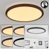 Tamesch Lámpara de Techo LED Negro, 1 luz