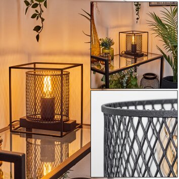 Bettaix Lámpara de mesa Negro, 1 luz