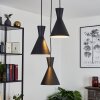 Vijes Lámpara Colgante Negro, 3 luces