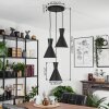 Vijes Lámpara Colgante Negro, 3 luces