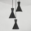 Vijes Lámpara Colgante Negro, 3 luces