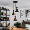 Vijes Lámpara Colgante Negro, 3 luces