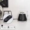 Atabueira Lámpara de mesa LED Negro, 1 luz, Cambia de color Atabueira Lámpara de mesa LED Negro, 1 luz, Cambia de color