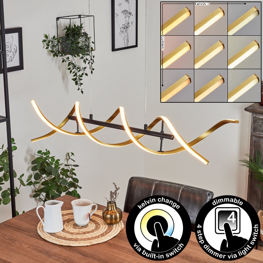 Khovet Lámpara Colgante LED Negro, 1 luz main product photo