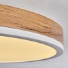 Salmi Lámpara de Techo LED Marrón, Color madera, Blanca, 1 luz