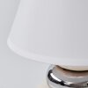 Chrouy Lámpara de mesa Beige, Cromo, 1 luz