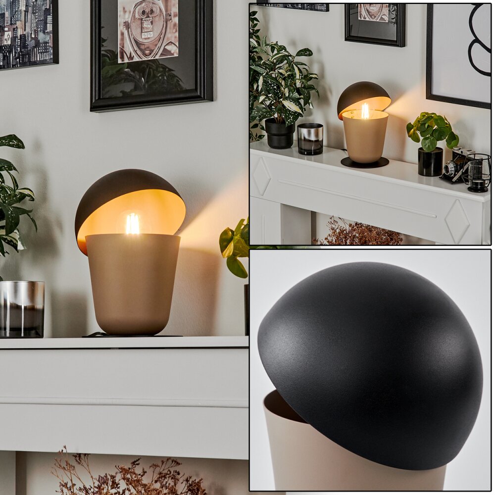 Khyong Lámpara de mesa Beige, Negro, 1 luz main product photo