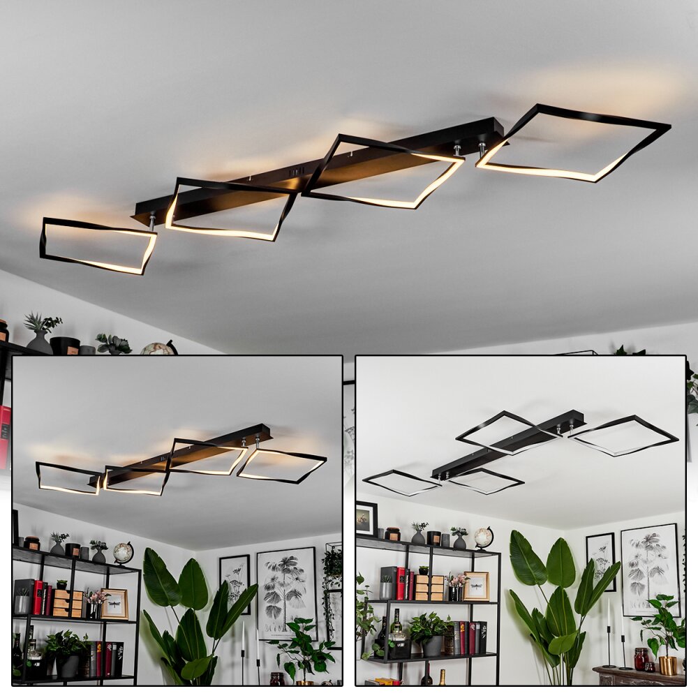 Kanchung Lámpara de Techo LED Negro, 1 luz main product photo
