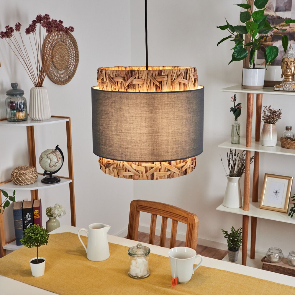 Marieux Lámpara Colgante beige, Gris, Crudo, 1 luz main product photo