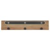 Globo CHASEY Aplique LED Color madera, Negro, Blanca, 1 luz