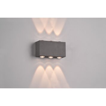 Trio Clyde Aplique para exterior LED Antracita, 2 luces