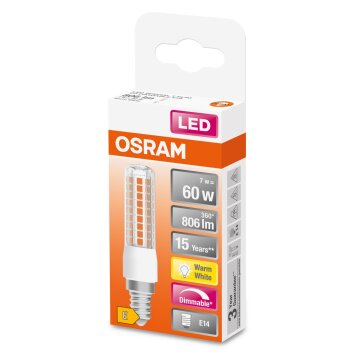 OSRAM LED E14 7 watt 2700 Kelvin 806 Lumen