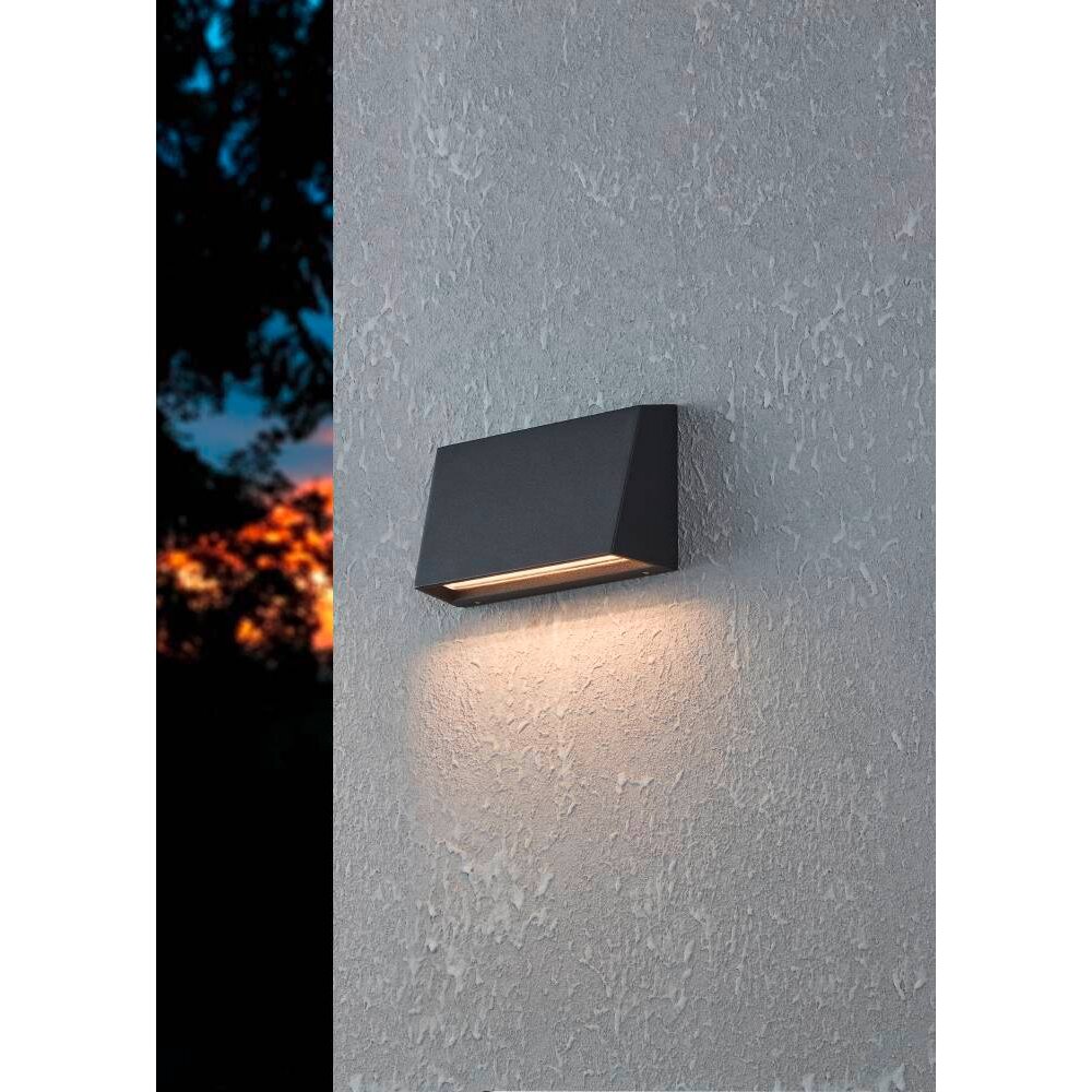 Eglo SPONGANO Aplique para exterior LED Negro, 1 luz main product photo