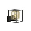 Fischer & Honsel Caydo Aplique Negro, 1 luz