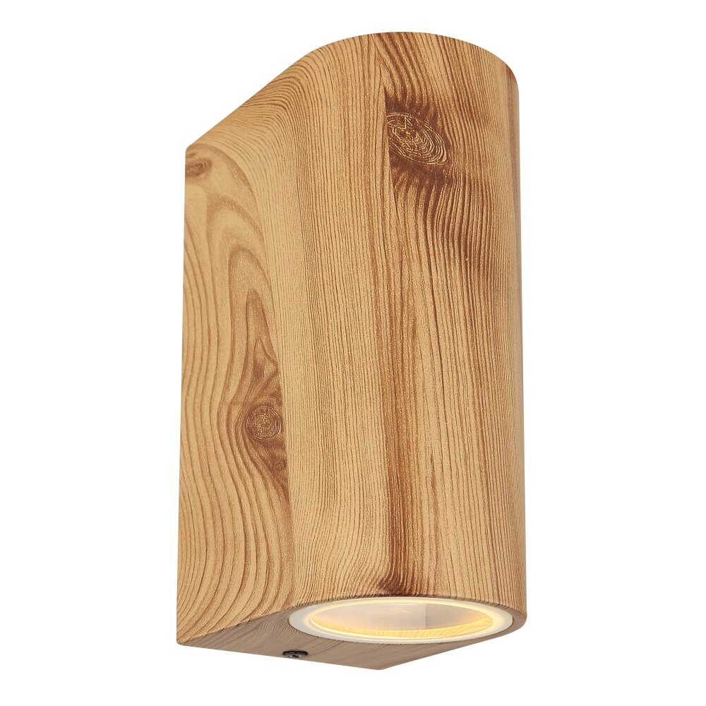 Globo VERONIKA Aplique para exterior Color madera, 2 luces main product photo