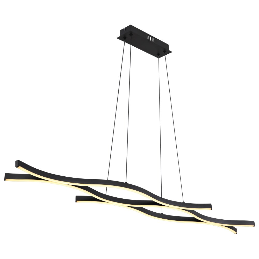 Globo GERONIMO Lámpara Colgante LED Color madera, Negro, 1 luz main product photo