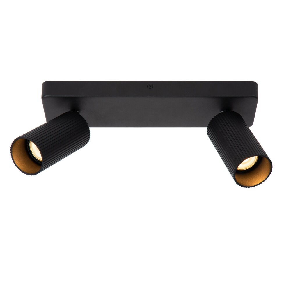 Lucide CLUBS Lámpara de Techo Negro, 2 luces main product photo