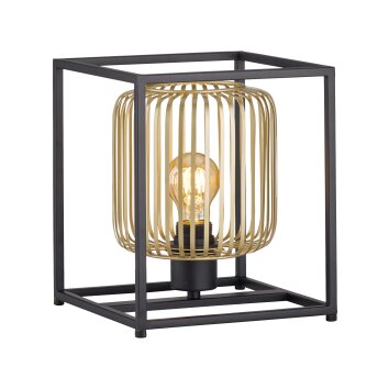 Fischer & Honsel Caydo Lámpara de mesa Negro, 1 luz