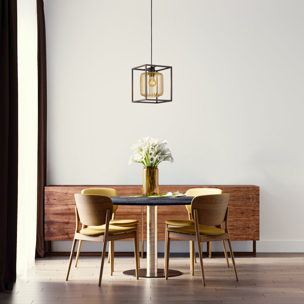 Fischer & Honsel Caydo Lámpara Colgante Negro, 1 luz main product photo