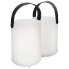 FHL easy Ciro Lámpara de mesa LED Blanca, 1 luz, Mando a distancia, Cambia de color