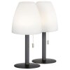FHL easy Fiumara Lámpara de mesa LED Negro, 1 luz, Mando a distancia, Cambia de color