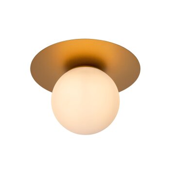 Lucide TRICIA Lámpara de Techo dorado, Latón, 1 luz