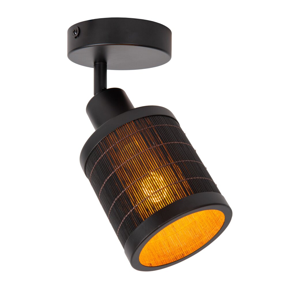 Lucide TAGALOG Aplique Negro, 1 luz main product photo