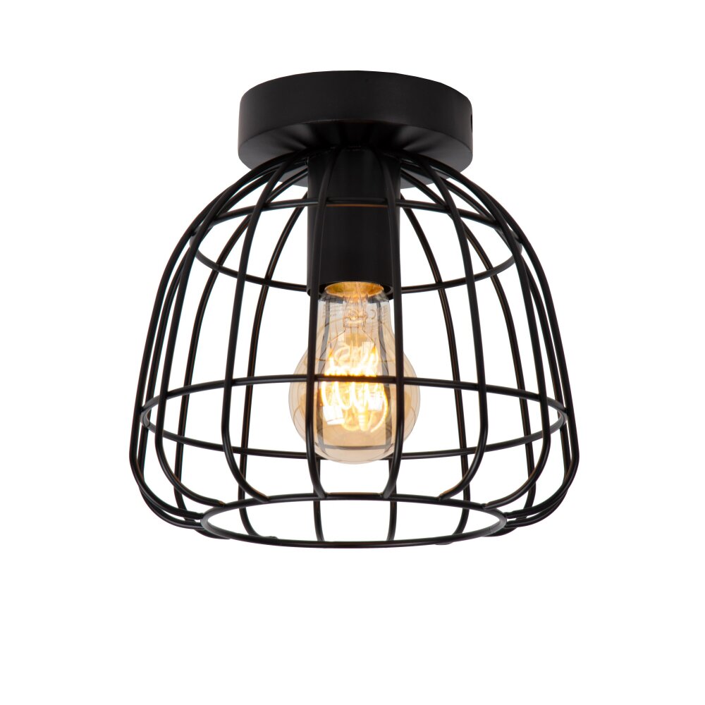 Lucide FILOX Lámpara de Techo Negro, 1 luz main product photo