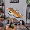 Pompu Lámpara Colgante LED Crudo, Negro, 1 luz