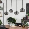 Gondim Lámpara Colgante Negro, 4 luces