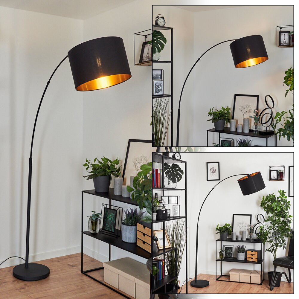 Sayou Lámpara de arco Negro, 1 luz main product photo
