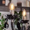 Malmback Lámpara de araña Cromo, Negro, 6 luces
