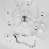 Malmback Lámpara de araña Cromo, Blanca, 6 luces