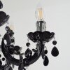 Malmback Lámpara de araña Cromo, Negro, 5 luces