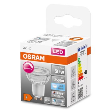 OSRAM SUPERSTAR PLUS LED GU10 4.7 W 4000 Kelvin 350 Lumen