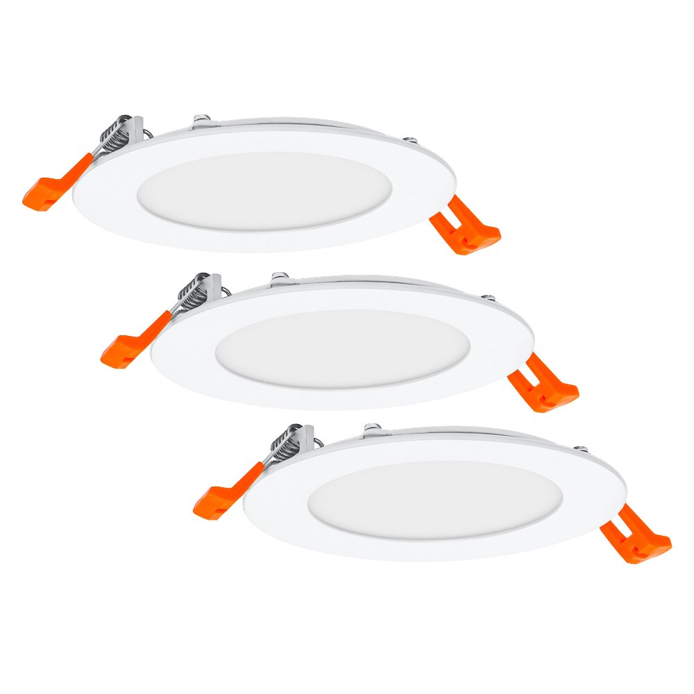 LEDVANCE DOWNLIGHT SLIM Lámpara empotrable Blanca, 3 luces main product photo