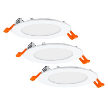 LEDVANCE DOWNLIGHT SLIM Lámpara empotrable Blanca, 3 luces