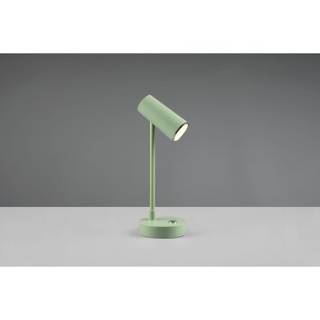 Reality Lenny Lámpara de mesa LED Verde, 1 luz